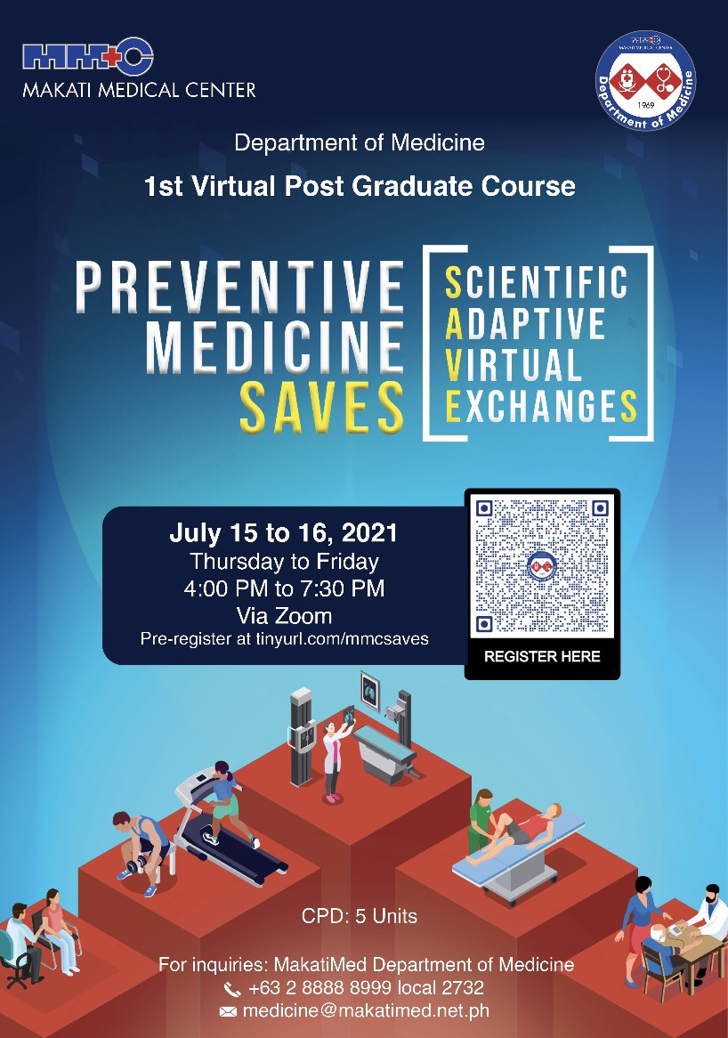 MMC 1st Virtual Post Graduate Course Preventive Medicate SAVES