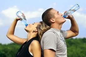 Drink a lot of water to hydrate