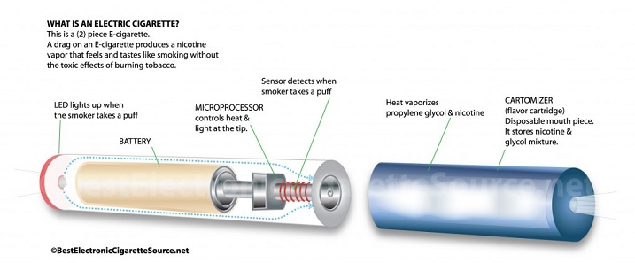 Electronic Cigarette Anatomy