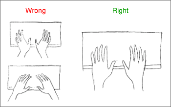 Proper usage of keyboard to prevent repetitive stress injury